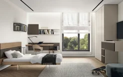 Cameretta Cameretta di design moderna in laminato materico in Offerta Outlet^ZG Mobili Clearance