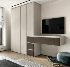 Cameretta Cameretta di design moderna in laminato materico in Offerta Outlet^ZG Mobili Clearance