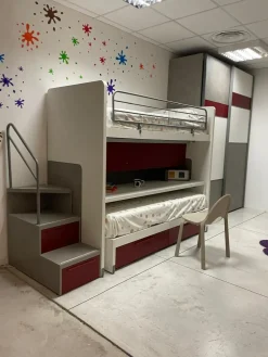 Best Cameretta Cameretta con letto a castello scorrevole in Offerta Outlet Camerette