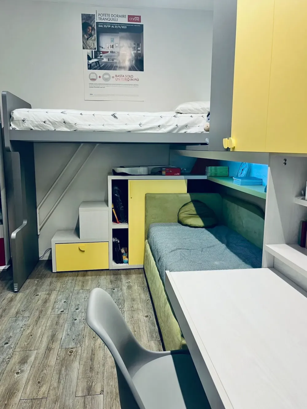 Doimo CityLine CAMERETTA Cameretta a PREZZI OUTLET- Camerette