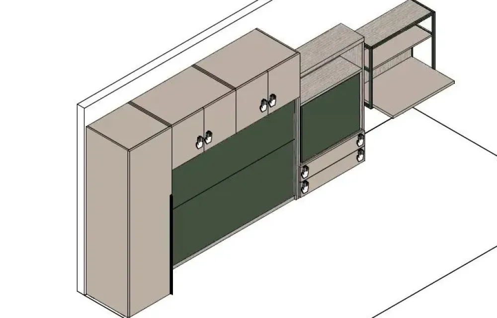 Outlet Cameretta Cameretta letto scomparsa con letti a scomparsa in offerta Camerette