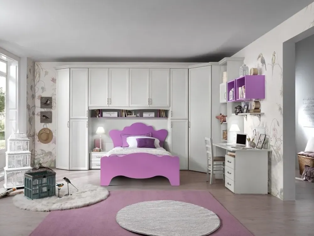 Cameretta Cameretta mod. bernasette con cabina-spogliatoio in promo sconto del 40% con un ribasso imbattibile^Gruppo Silwood Sale