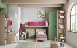 Cameretta Cameretta  mod. bernasette  con cabina-spogliatoio in promo sconto del 40% con un ribasso imbattibile^Gruppo Silwood Sale