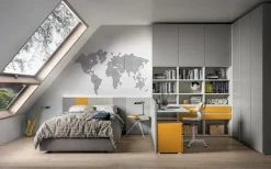Clearance CAMERETTA Cameretta moderna con scrittoio   a PREZZI OUTLET Camerette