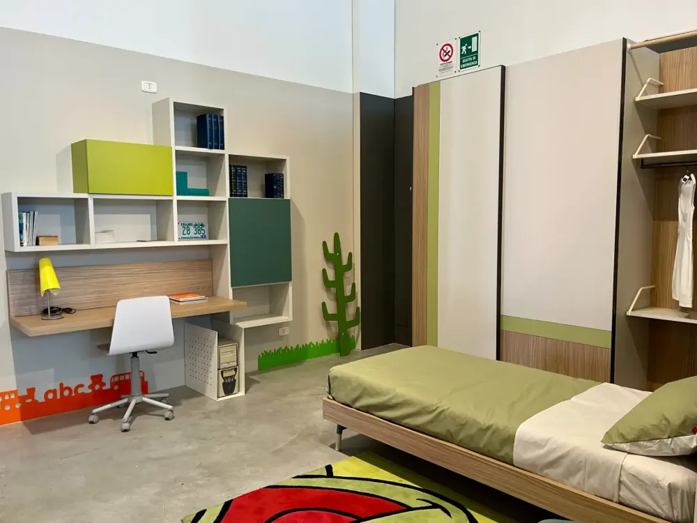Sale CAMERETTA Cameretta con letto singolo a PREZZI OUTLET Camerette