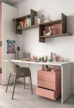 ZG Mobili Cameretta Cameretta per bambini moderna   con letto a castello scontata- Camerette