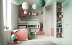 San Martino Mobili Cameretta Cameretta soppalco 5 con uno sconto imbattibile- Camerette