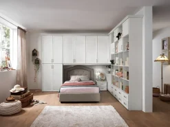 Online Cameretta Cameretta-angolare mod. sissy in promo-sconto del 50%  con letto a terra scontata Camerette