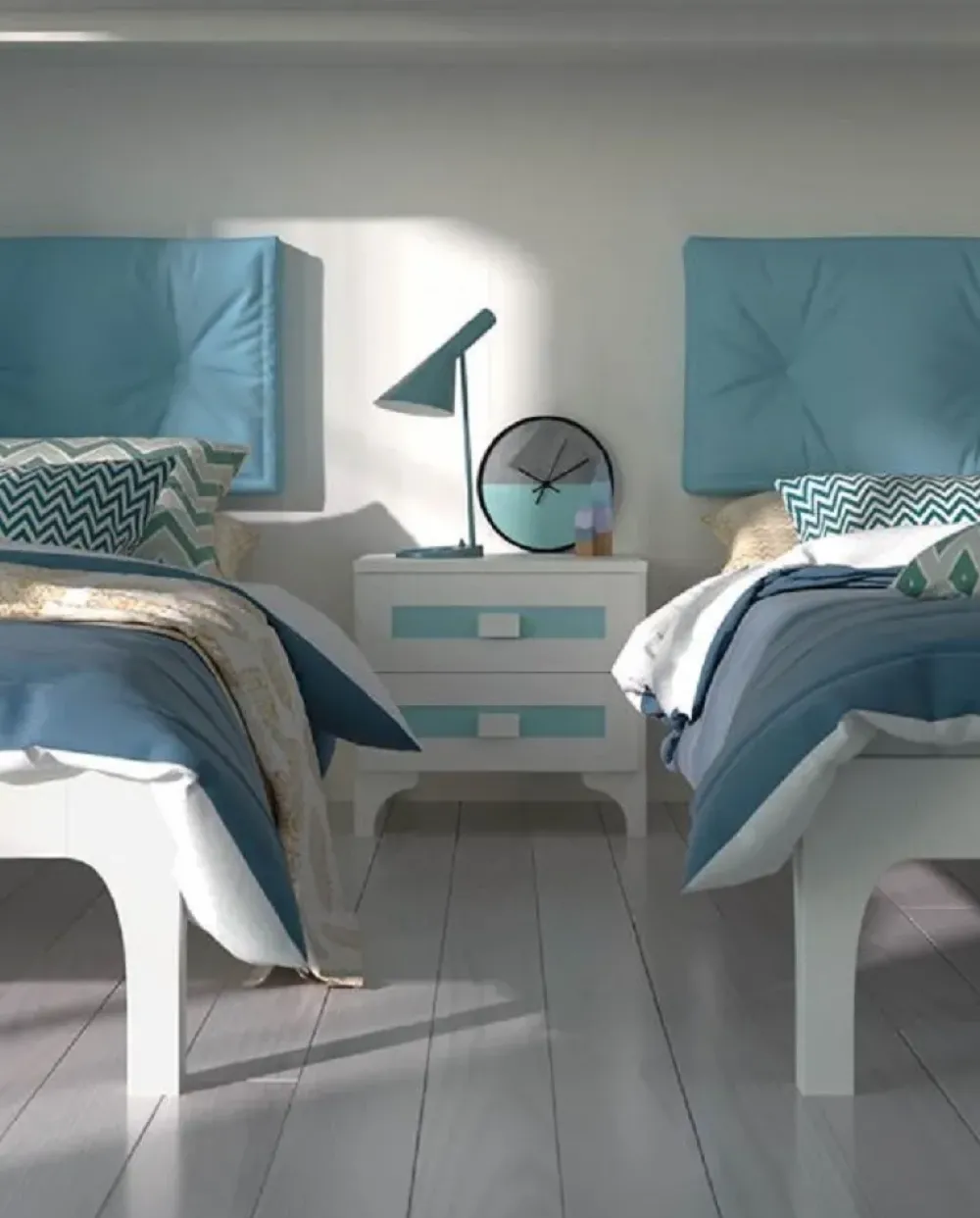 Corazzin Cameretta Cameretta-soppalco mod.frame di scontata del 30% letti a terra scontata- Camerette