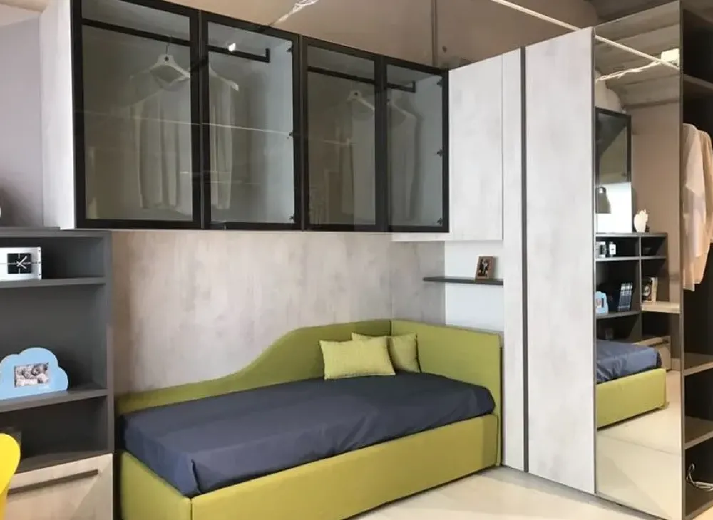 CAMERETTA Con armadio duplo SCONTATA a PREZZI OUTLET^Clever Discount