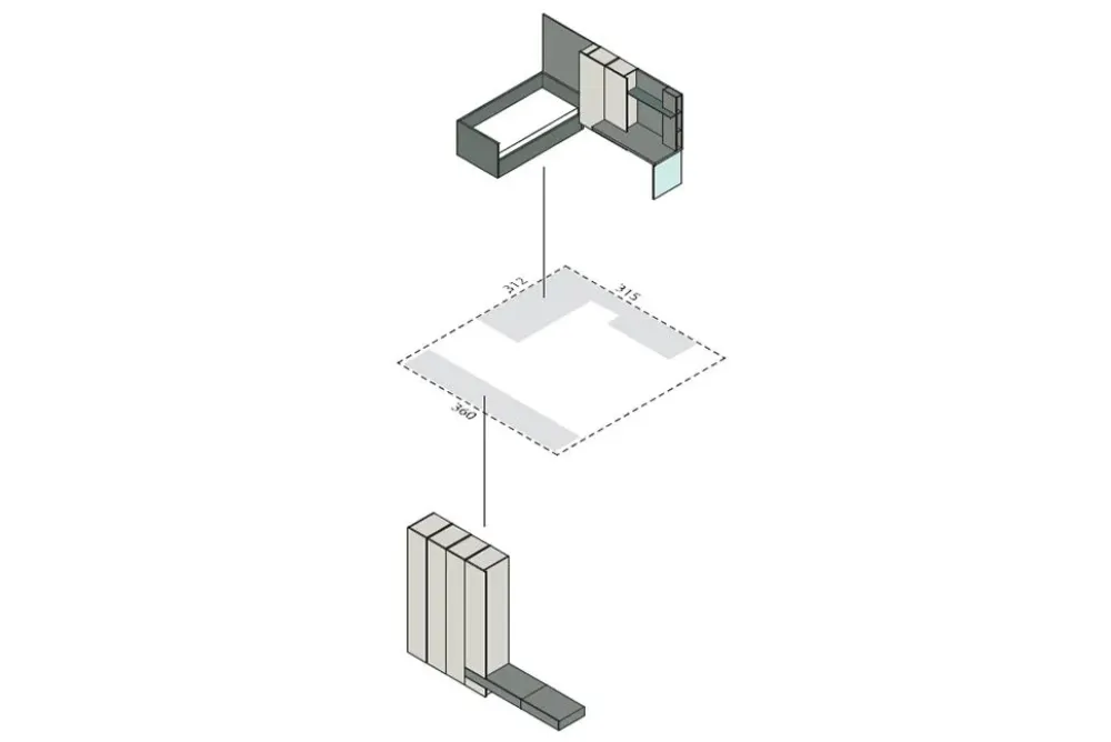 Discount CAMERETTA S22 * SCONTATA a PREZZI OUTLET Camerette