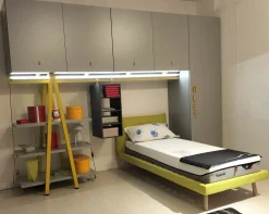 Cameretta Coast to coast  con letto a ponte scontata^Erba Mobili Hot