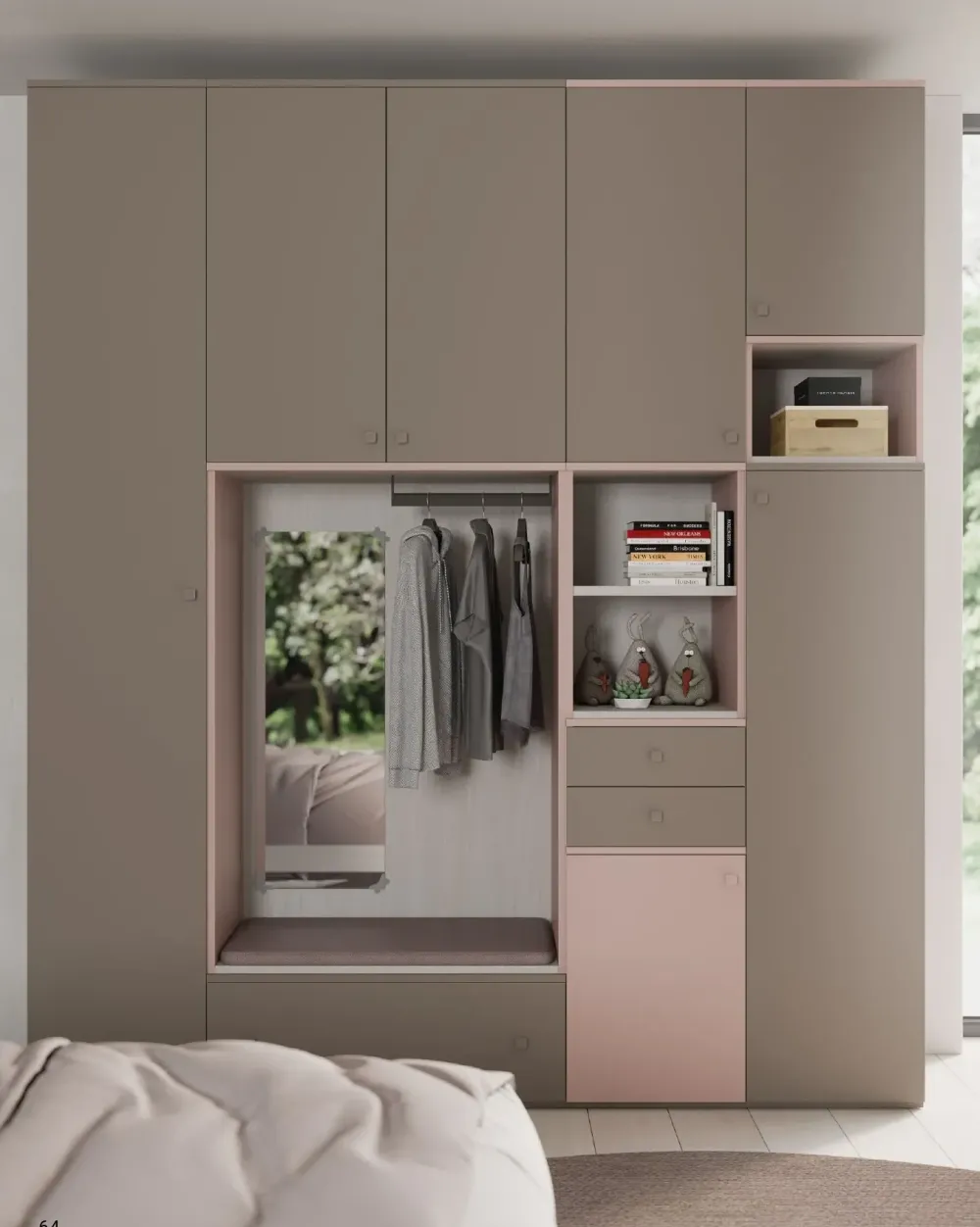 Sale CAMERETTA Cameretta natural wood e cipria SCONTATA a PREZZI OUTLET Camerette