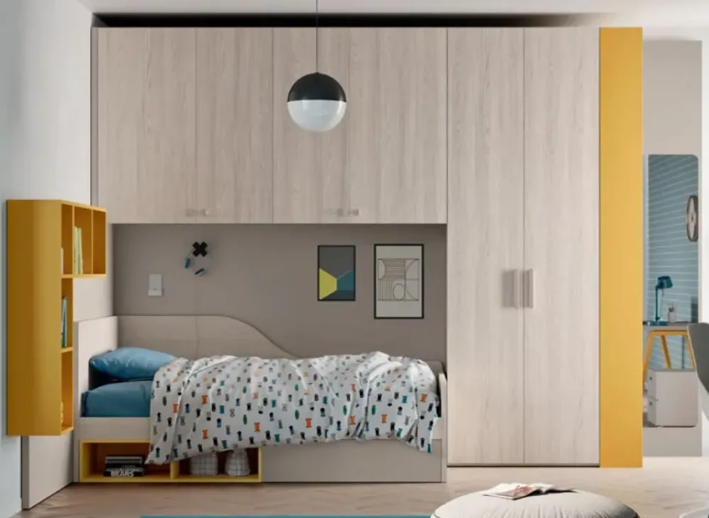 Mistral Cameretta Comp.32 con letto a terra in offerta- Camerette