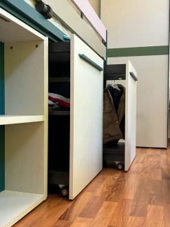 Moretti Compact Camerette Cameretta Compact  con letto a soppalco scontata- Camerette