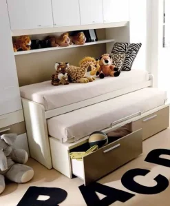 Discount Cameretta Composizione 932 in laminato opaco a prezzo scontato Camerette