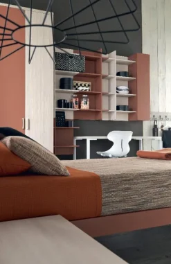 Cameretta Composizione 150 news 1  letti a terra scontata^Doimo CityLine Online