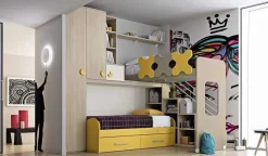 San Martino Mobili Cameretta Composizione 25 San martino in Offerta Outlet- Camerette