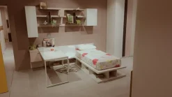 Cameretta Composizione h010 letti a terra in offerta^Doimo CityLine Hot