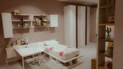 Cameretta Composizione h010 letti a terra in offerta^Doimo CityLine Hot