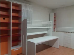 Dielle Cameretta Container con letto a soppalco scorrevole in offerta- Camerette