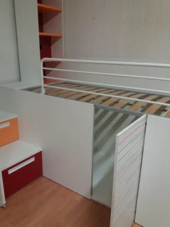 Dielle Cameretta Container con letto a soppalco scorrevole in offerta- Camerette