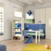 CAMERETTA Cameretta con letti-soppalco-angolare mod.leonardo -promo-sconto 30% SCONTATA a PREZZI OUTLET^Corazzin