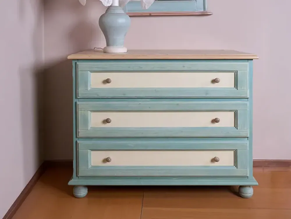 Artigianale Cameretta Country letti a terra scontata- Camerette