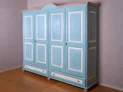 Artigianale Cameretta Country letti a terra scontata- Camerette