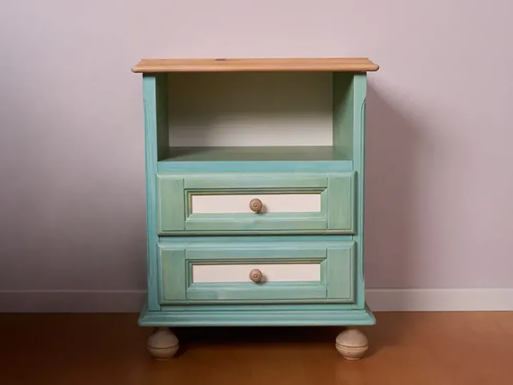 Artigianale Cameretta Country letti a terra scontata- Camerette