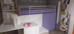 Dielle Cameretta box 6 con letto a soppalco in offerta- Camerette