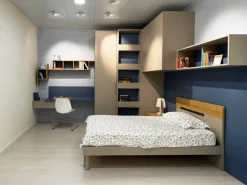 Cameretta Evo1 con letto una piazza e mezza in Offerta Outlet^Mistral Sale