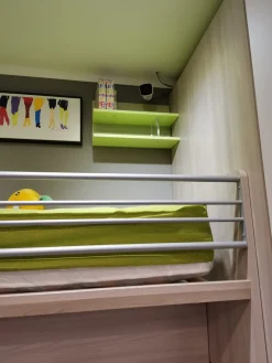 Cameretta Genius  con letto a castello scorrevole scontata Camerette