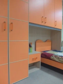 Valentini Cameretta Girotondo con letto a ponte in Offerta Outlet- Camerette