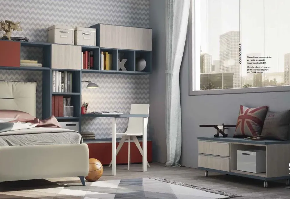 Colombini Casa Cameretta Golf c204 con letto a terra in offerta- Camerette