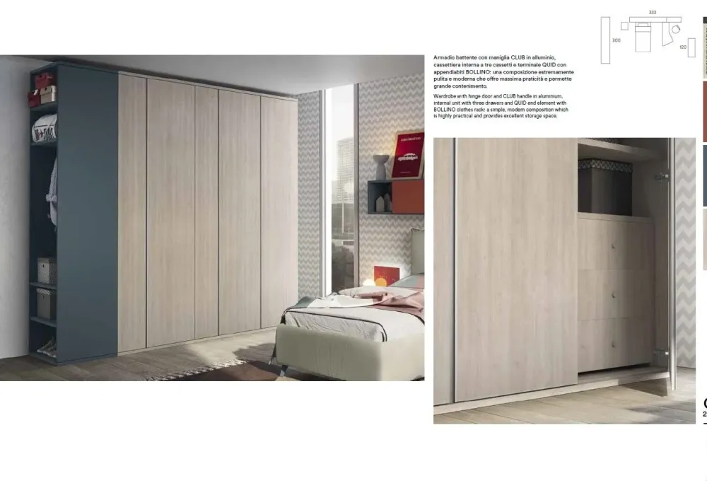 Colombini Casa Cameretta Golf c204 con letto a terra in offerta- Camerette