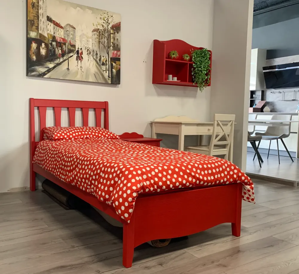 Cameretta Ibisco letti a terra in offerta^Tempora Country Hot