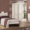 Md work Cameretta in laccato opaco Cameretta singola completa fine produzione   scontata a PREZZI OUTLET- Camerette