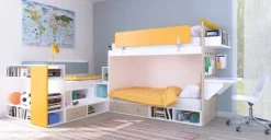 Cameretta in laminato materico Carol scontata a PREZZI OUTLET^Artigianale New