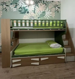 Moretti Compact Camerette Cameretta in laminato materico Soppalco moretti compact Moretti compact scontata a PREZZI OUTLET- Camerette