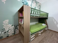 Moretti Compact Camerette Cameretta in laminato materico Soppalco moretti compact Moretti compact scontata a PREZZI OUTLET- Camerette