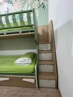 Moretti Compact Camerette Cameretta in laminato materico Soppalco moretti compact Moretti compact scontata a PREZZI OUTLET- Camerette