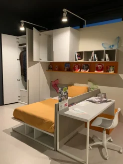 Discount Cameretta in laminato materico Quik scontata a PREZZI OUTLET Camerette