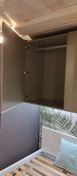 Cameretta in laminato materico Cameretta letto 1p 1/2 moretti compact Moretti compact scontata a PREZZI OUTLET^Moretti Compact Camerette Hot