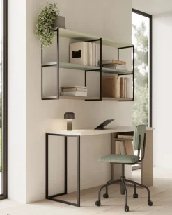 Cameretta in laminato materico Cameretta con scrivania in natural wood scontata a PREZZI OUTLET^Collezione esclusiva