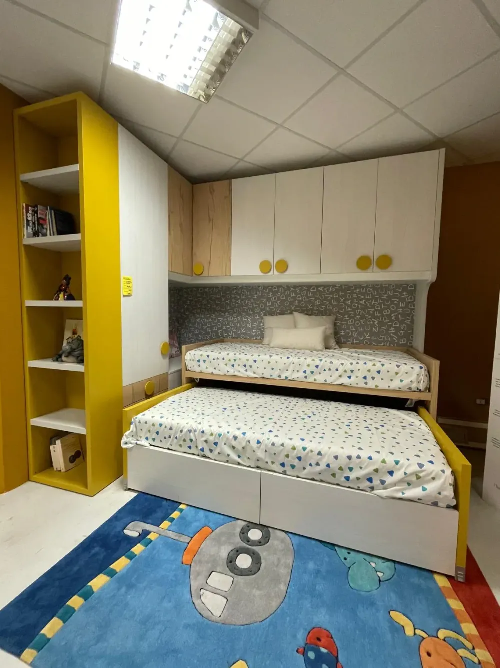 Doimo CityLine Cameretta in laminato materico Qik+archimete scontata a PREZZI OUTLET- Camerette