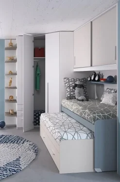 Imamobili Cameretta in laminato materico Composizione 01 ima mobili scontata a PREZZI OUTLET- Camerette