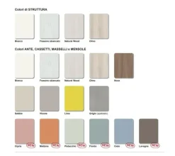 San Martino Mobili Cameretta in laminato materico Cameretta a soppalco 28 scontata a PREZZI OUTLET- Camerette