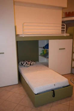 Collezione esclusiva Cameretta in laminato materico Camera mottes room scontata a PREZZI OUTLET- Camerette