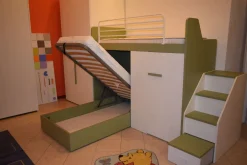 Collezione esclusiva Cameretta in laminato materico Camera mottes room scontata a PREZZI OUTLET- Camerette